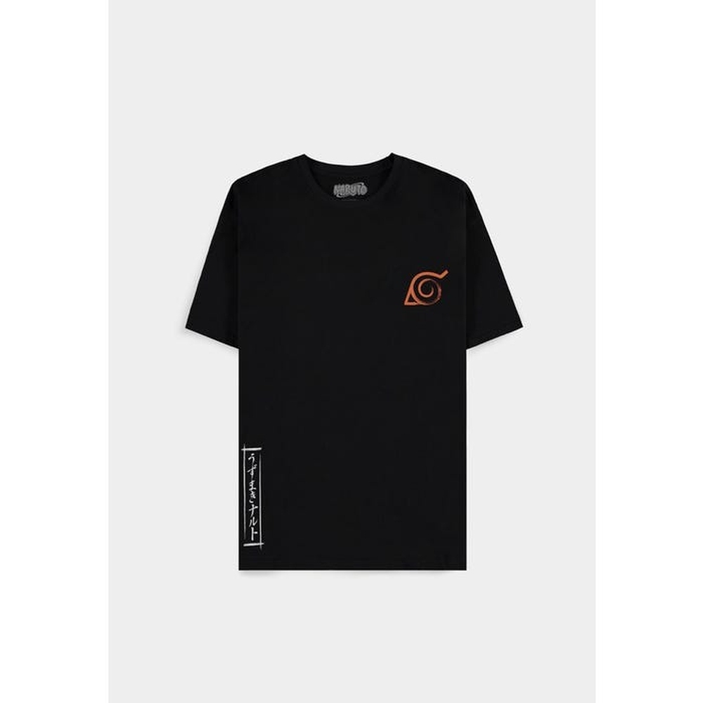 Naruto - Uzumaki Herren T-Shirt - Schwarz